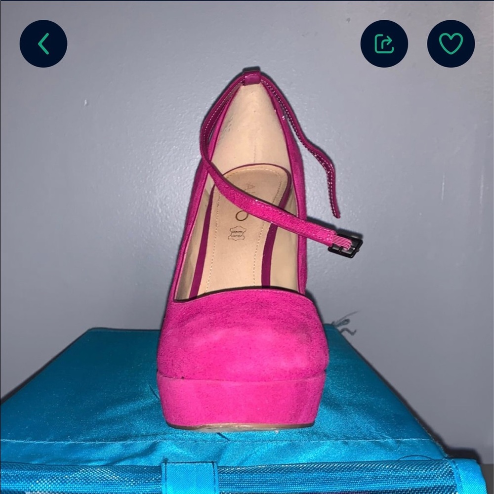 Aldo Platform Pump with Ankle Strap